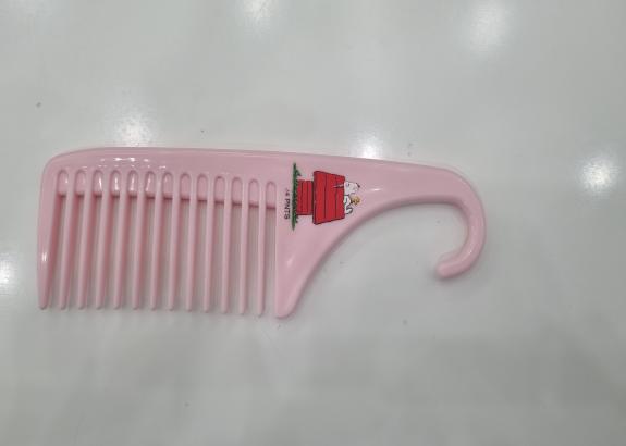 스누피 핑크 빗